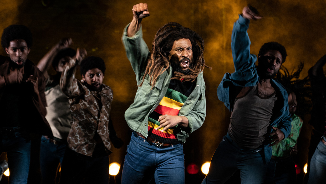 Arinzé Kene as Bob Marley - photo by Craig Sugden
